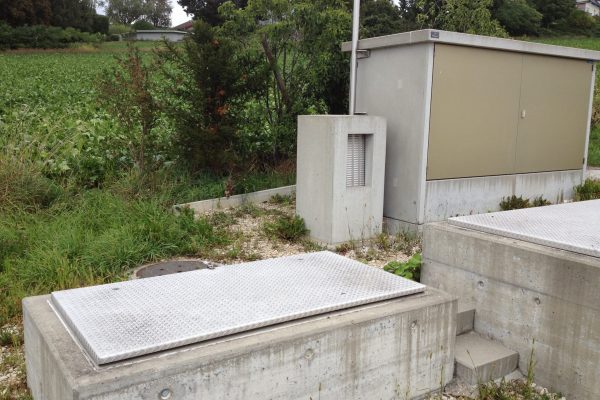 Entlüftung von Regenbecken und Abwasser Pumpstationen