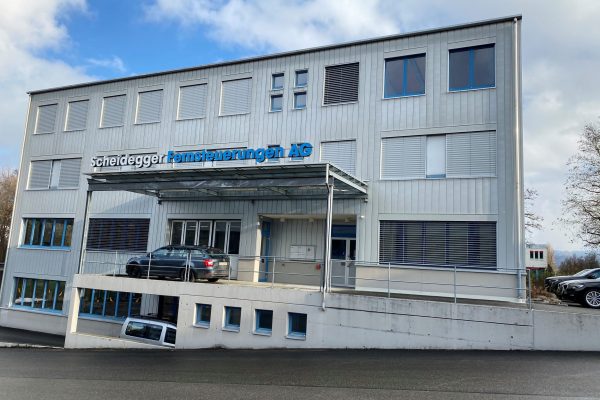 Firmengebäude SCHEIDEGGER Fernsteuerungen AG